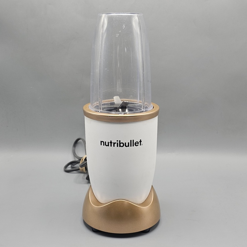 Nutribullet 500W Personal Blender 3 Pieces Matte White & Gold E327988 Tested!